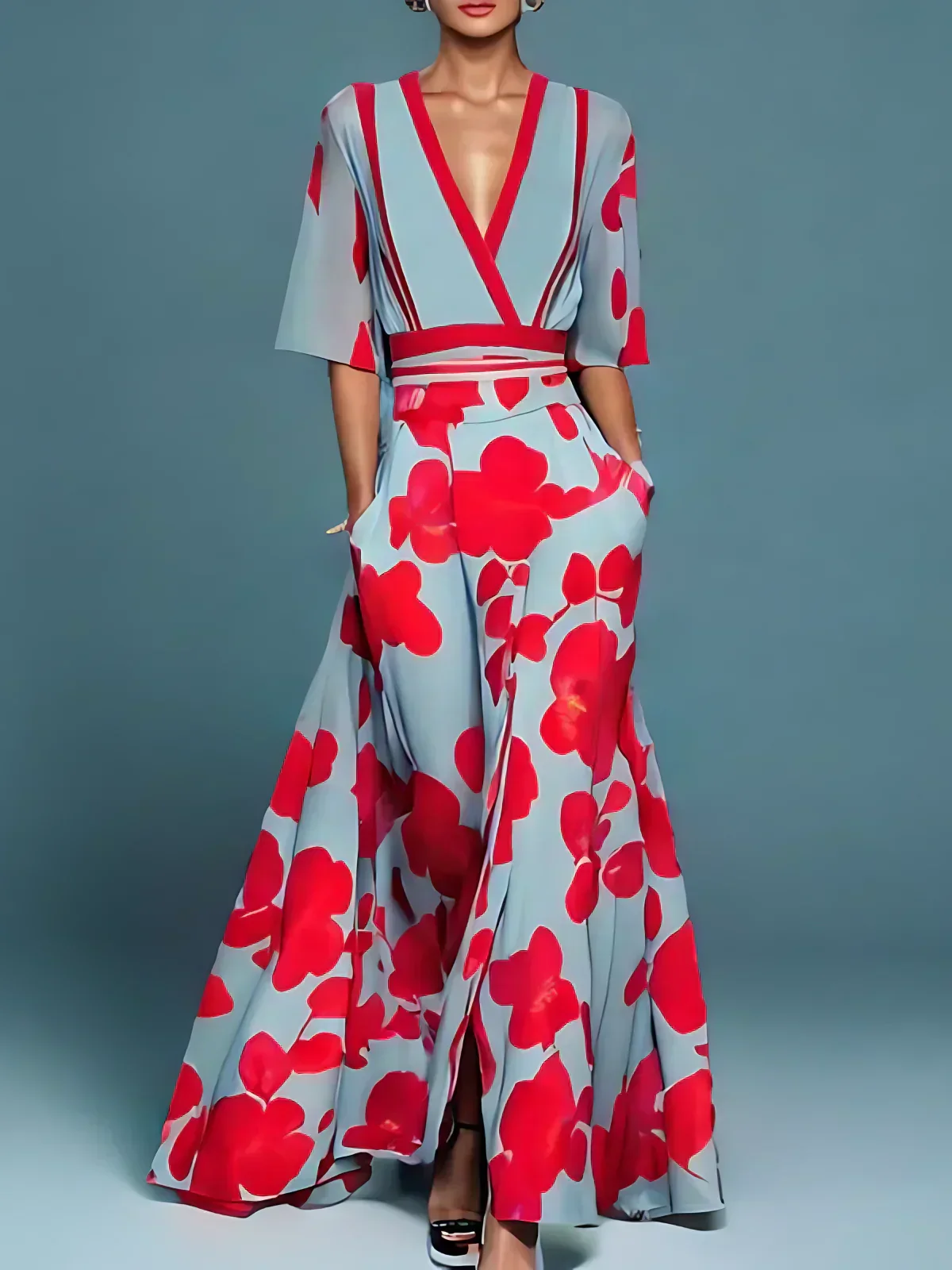 Bella - Abito Floreale Chic - Image 3