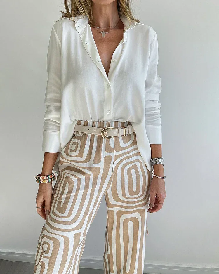 Chicca - Set camicia e pantaloni eleganti - Image 4