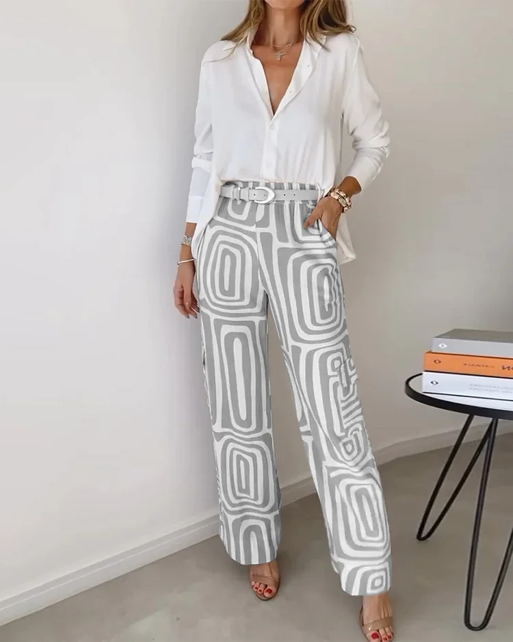 Chicca - Set camicia e pantaloni eleganti - Image 5