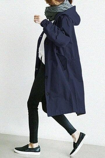 Elenas - Cappotto Trench con Cappuccio - Image 7
