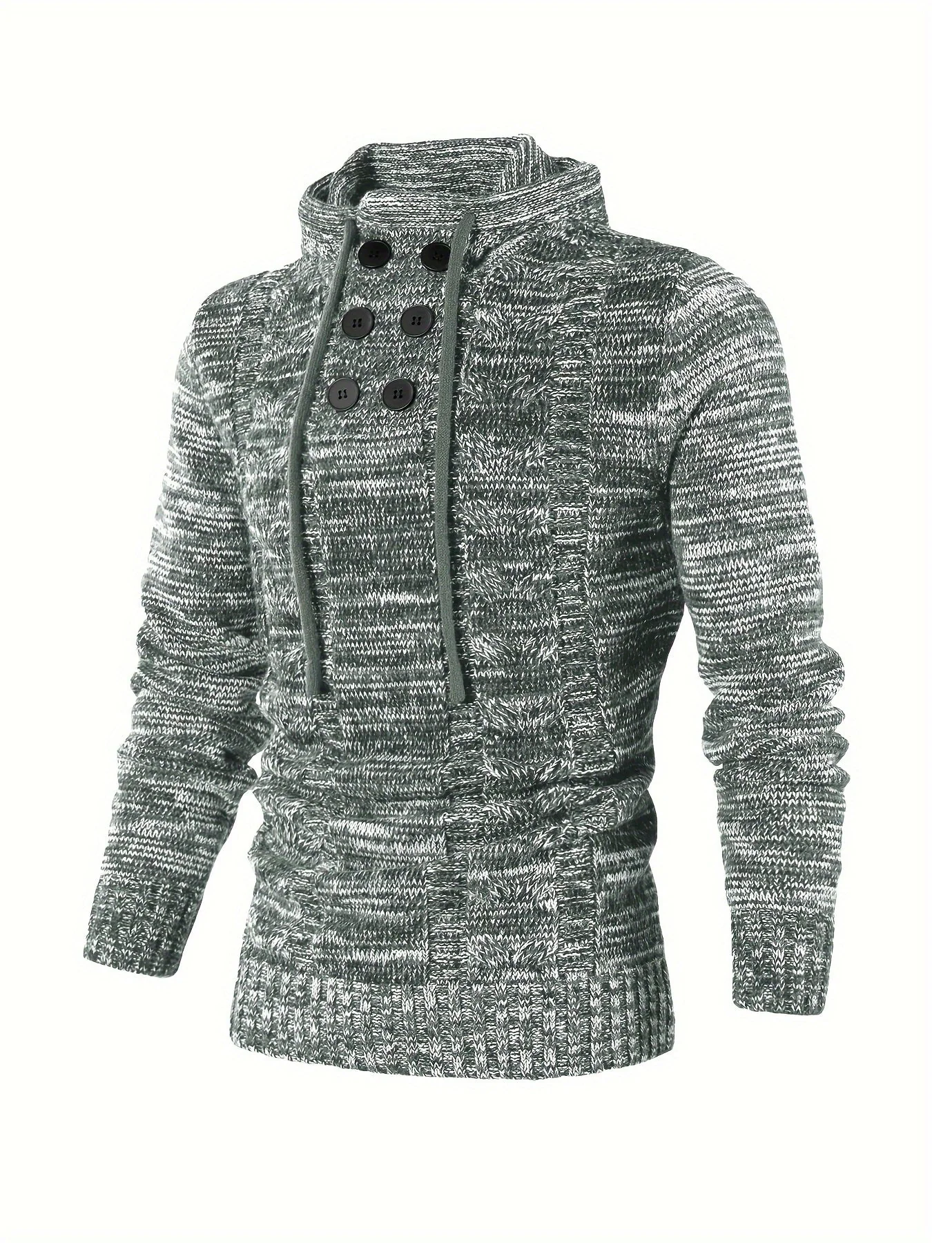 Giotto - Maglione con Cappuccio Comodo - Image 3