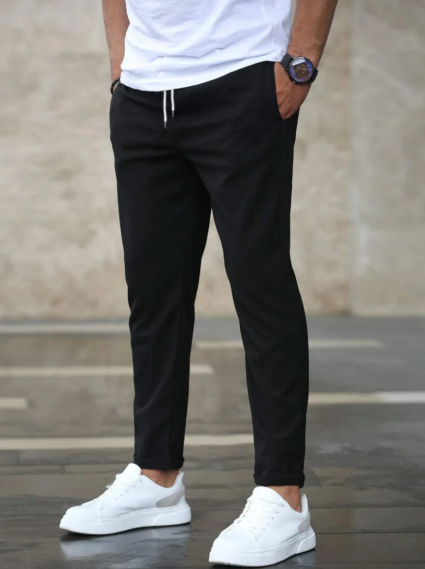 Sergio - Pantaloni da jogger in Tessuto Morbido Stretch - Image 3